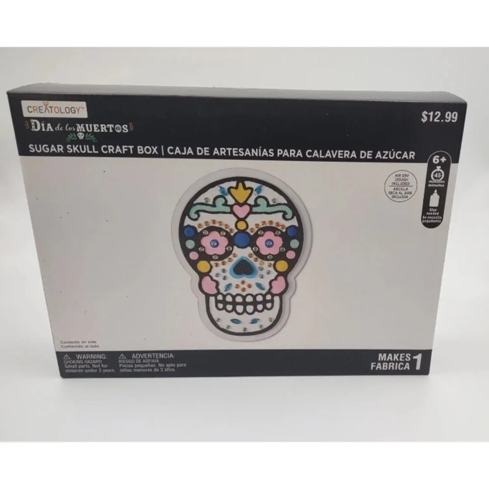Creatology  Sugar Skull Craft Box Kit Dia de los Muertos Day of the Dead